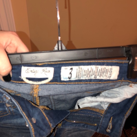 Indigo Rein Cutoff Jean Shorts - Size 3 - Picture 4 of 5